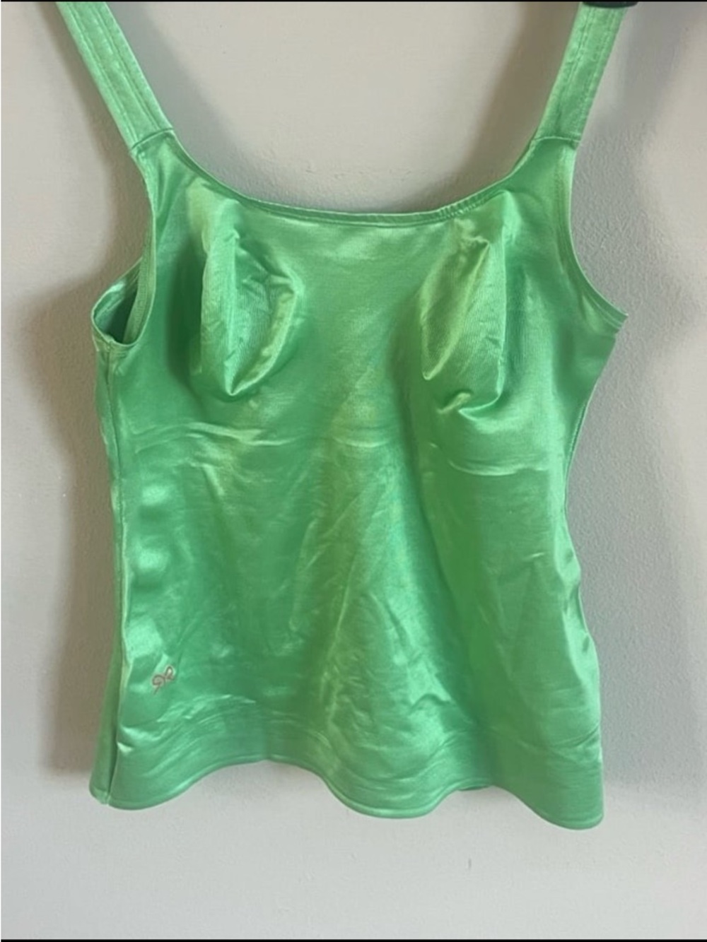 Ruby Ribbon Green Apple Tank Shaping Cami, Size 32 Women’s - Picture 2 of 7